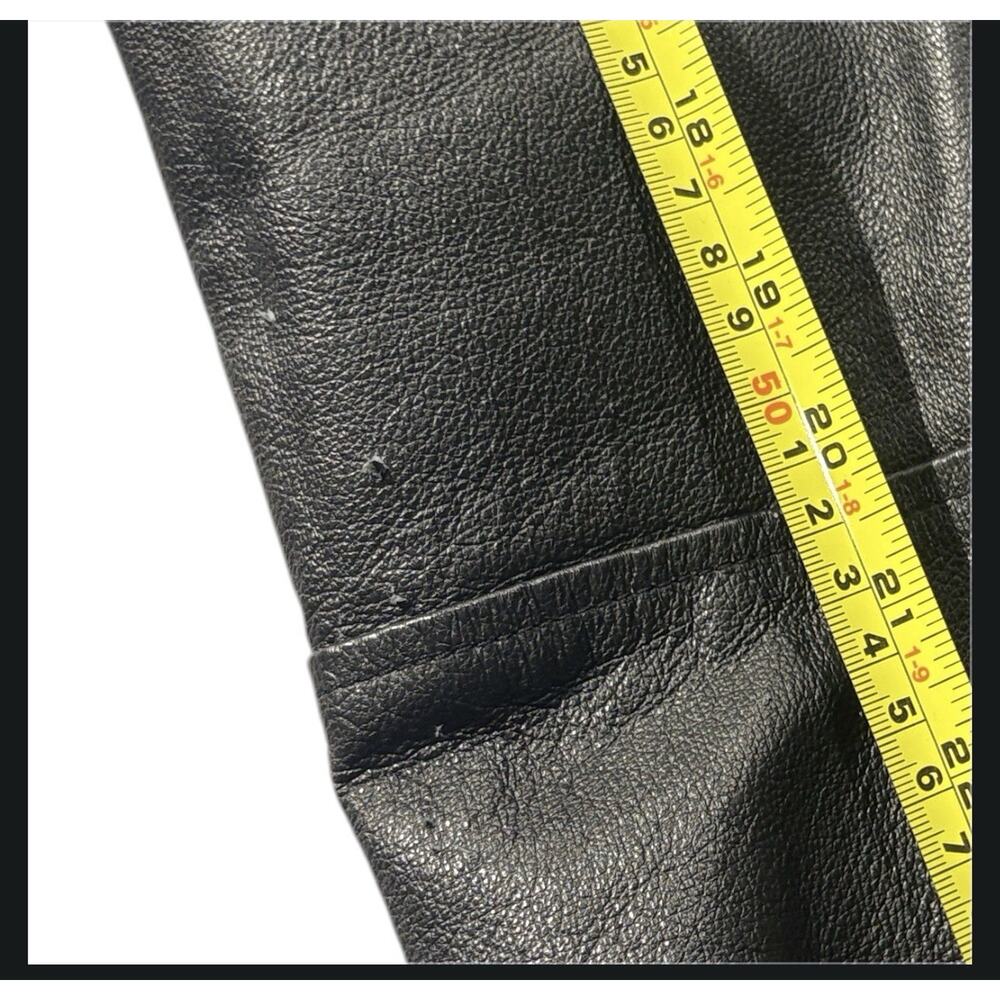 East 5th Women's Leather Jacket Size M - Button Closure - Black - Picture 14 of 14